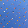 Bedruckter Jersey GRIOTTES Kornblumenblau / PrimärMehrfarbig